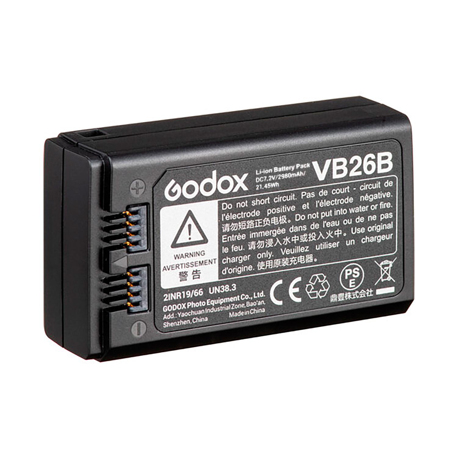 Godox.pro Аккумулятор Godox VB26B для вспышек V1, V860III, V850III