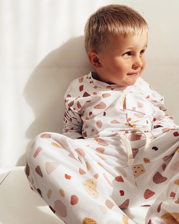 Terrazzo Print Outfit Set