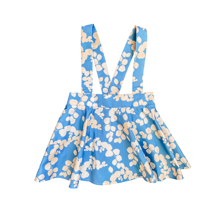 Floral Print Skirt with straps