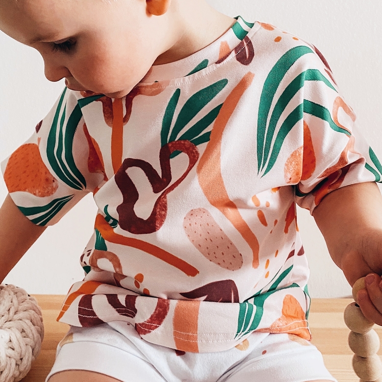 Abstract Cotton T-Shirt