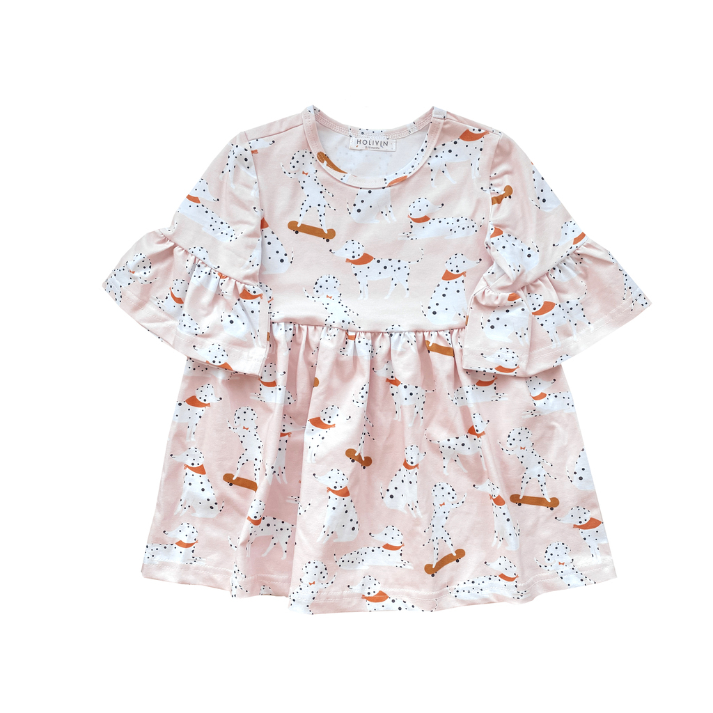 Dalmatin Print Dress