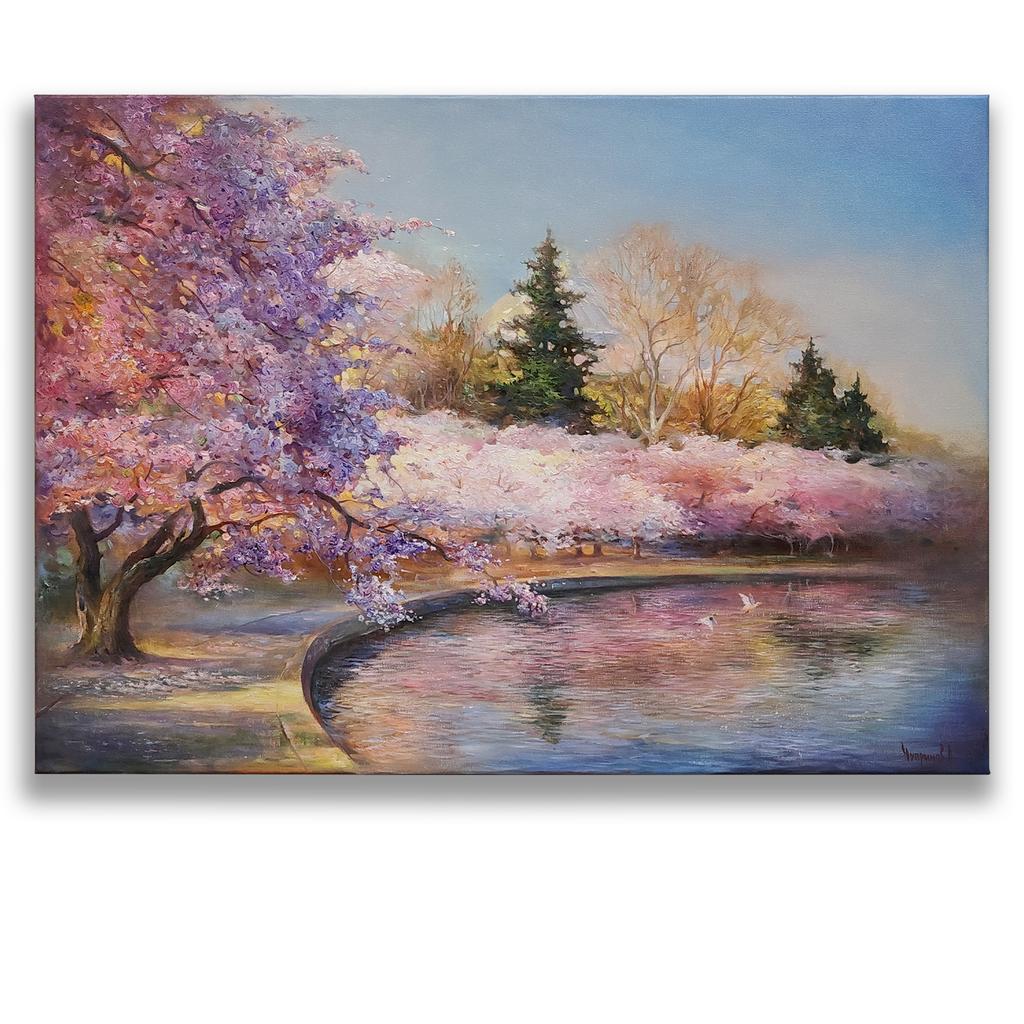 Сакура 50x70 холст, масло
