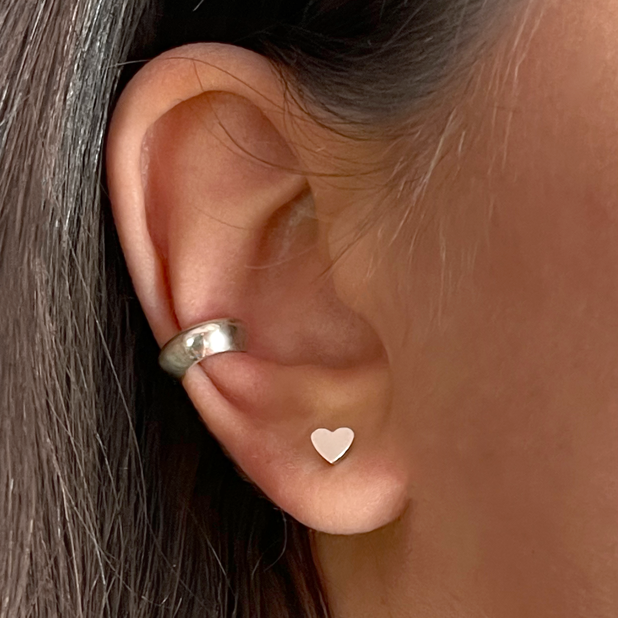 СЕРЬГИ-ПУСЕТЫ СЕРДЦЕ