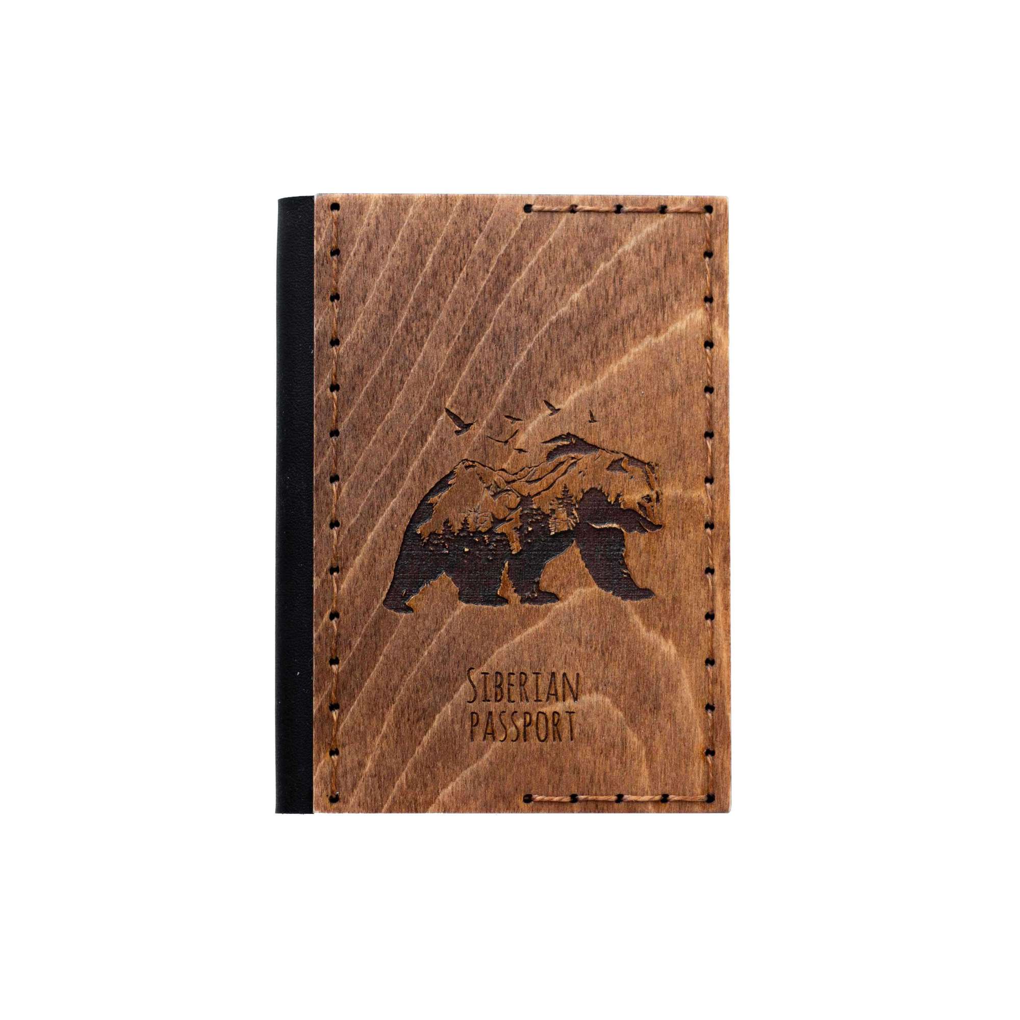 Обложка для паспорта "Медведь"