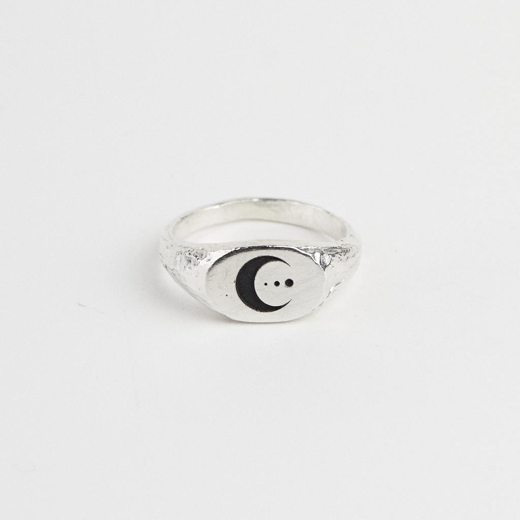 Кольцо-печатка Moon Mini
