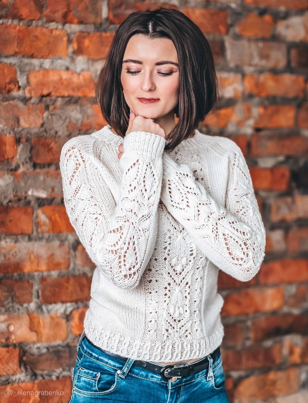 Ажурный свитер Алюр