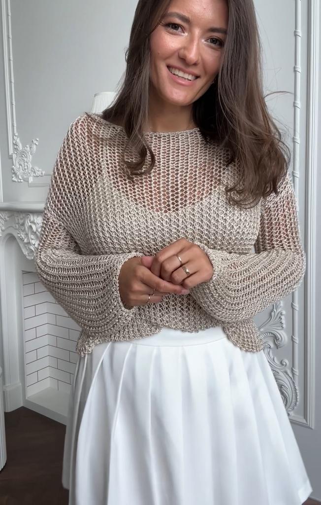 Свитер/жилет ФРИДОМ c топом