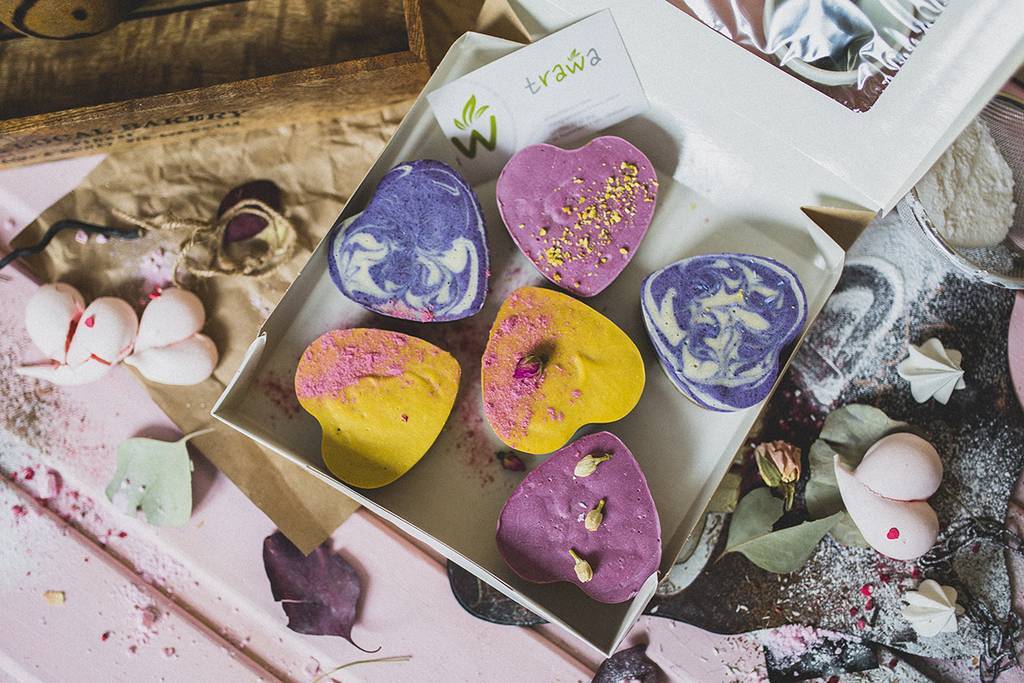 Набор raw-сердец