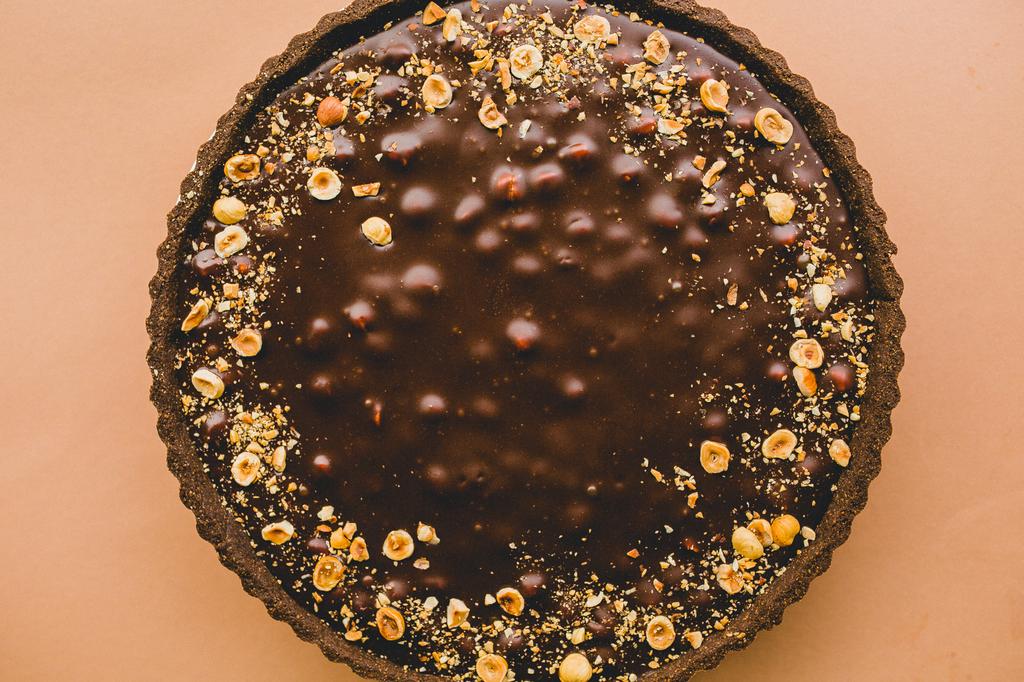 Безглютеновый тарт "Шоколадная карамель - фундук"