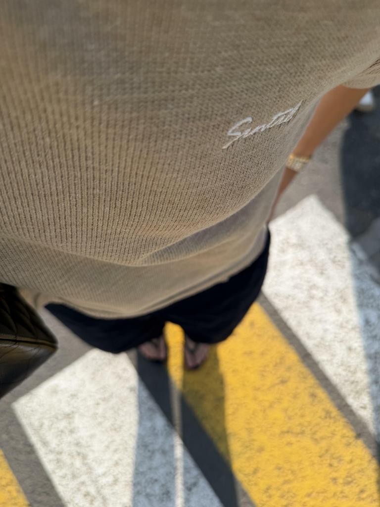 Футболка Трикотажная нить. Бежевый / Fil Tricot. Beige