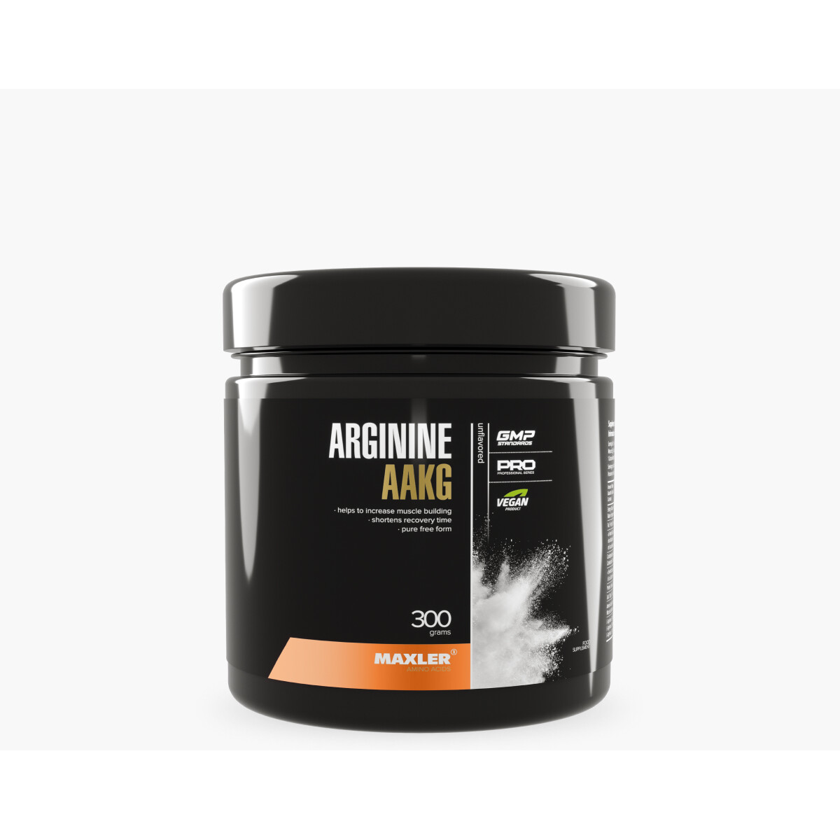 Аргинин альфа-кетоглютарат Maxler Arginine AAKG 300гр