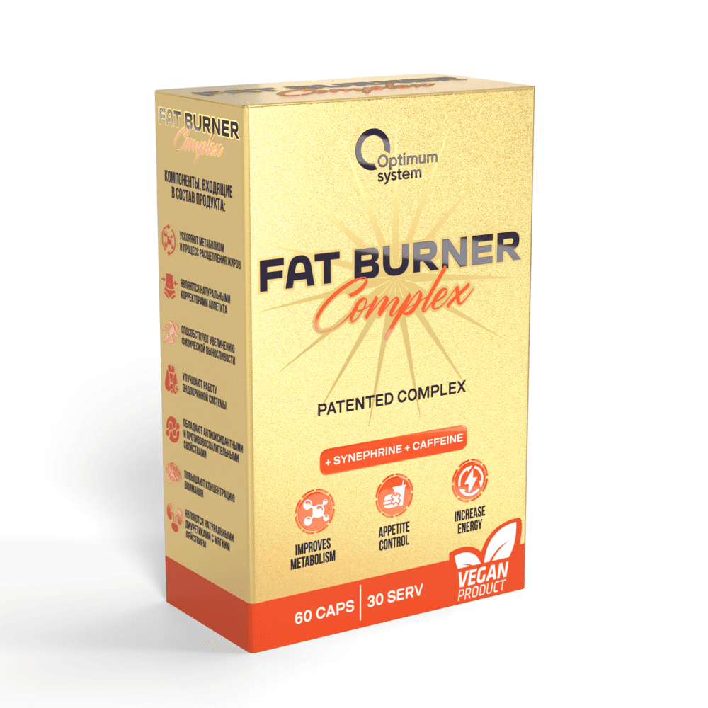 Жиросжигатель Optimum System Gold Series Fat Burner, 60 капсул