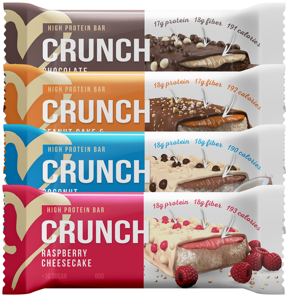 Протеиновые батончики BootyBar Crunch High Protein Bar 60g