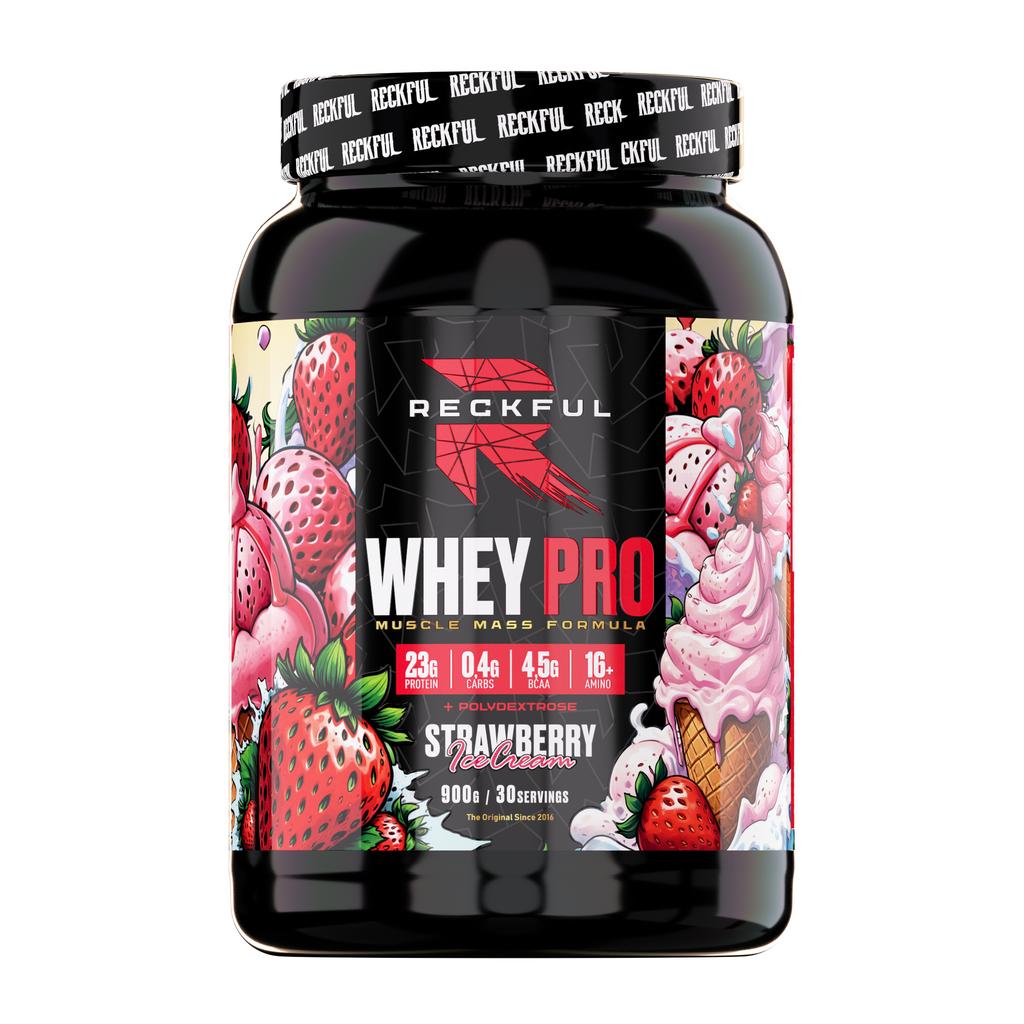 Сывороточный протеин Reckful Whey Pro + Polydextrose, 900 г