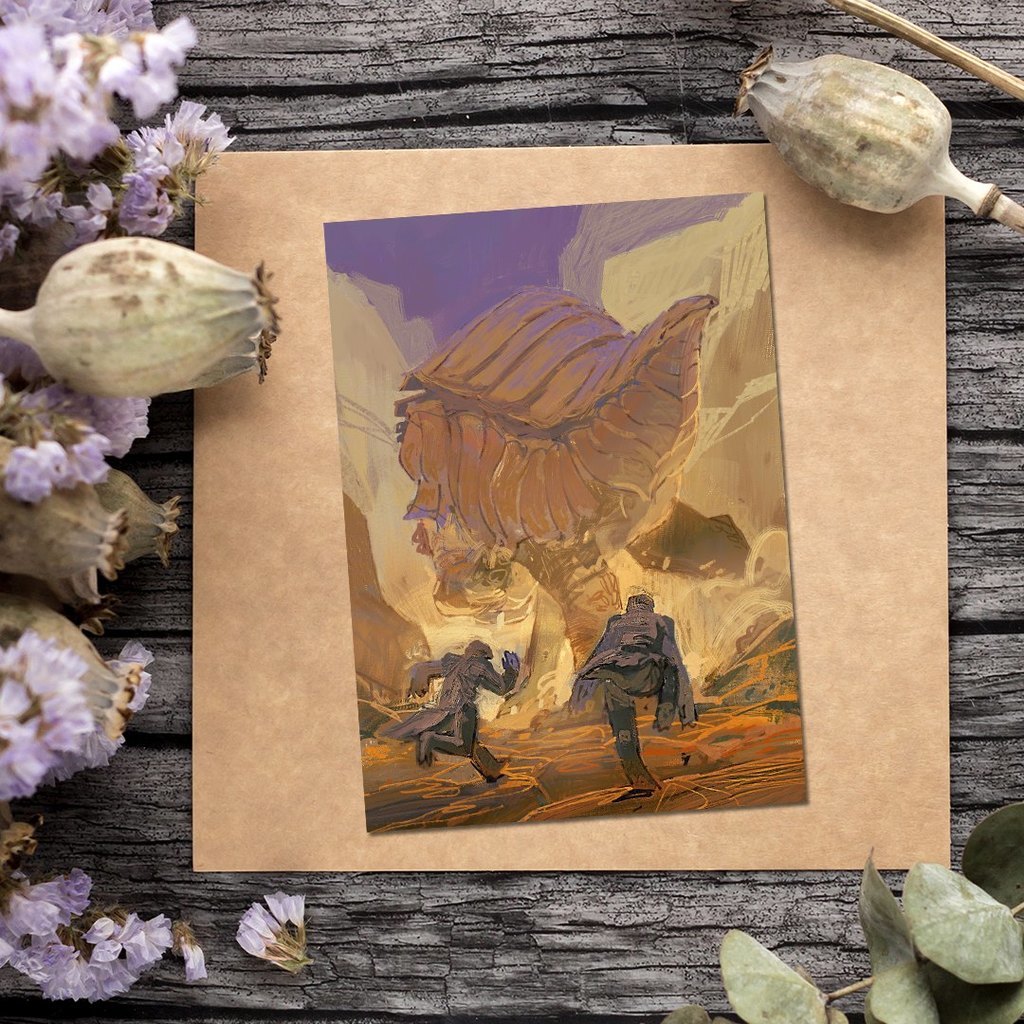 #20 — Почтовая открытка «Рев земли»