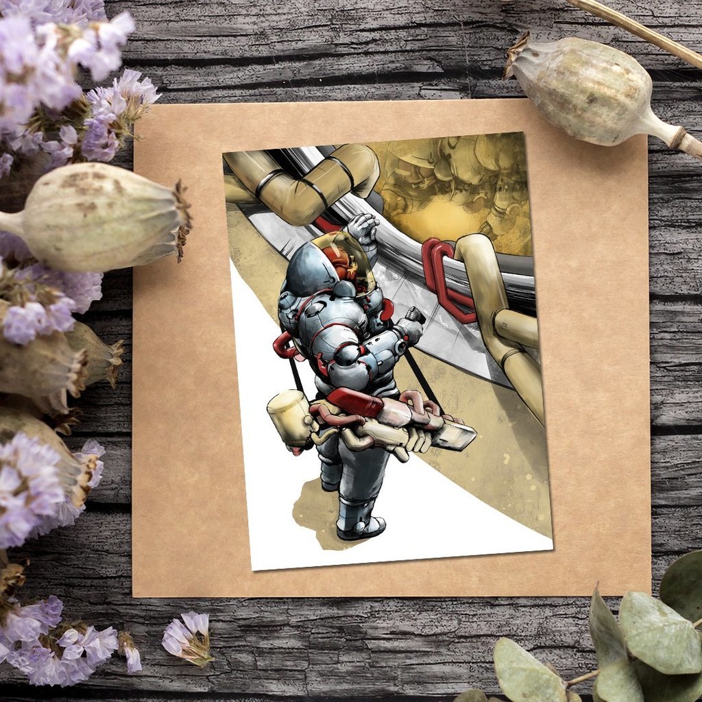 #32 — Почтовая открытка «Сражайся или»