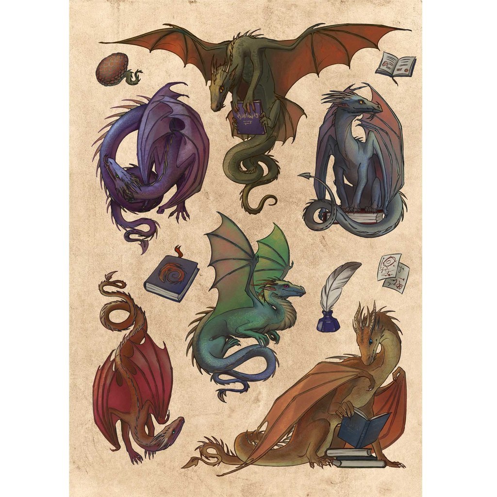 Стикерпак «‎Драконы»