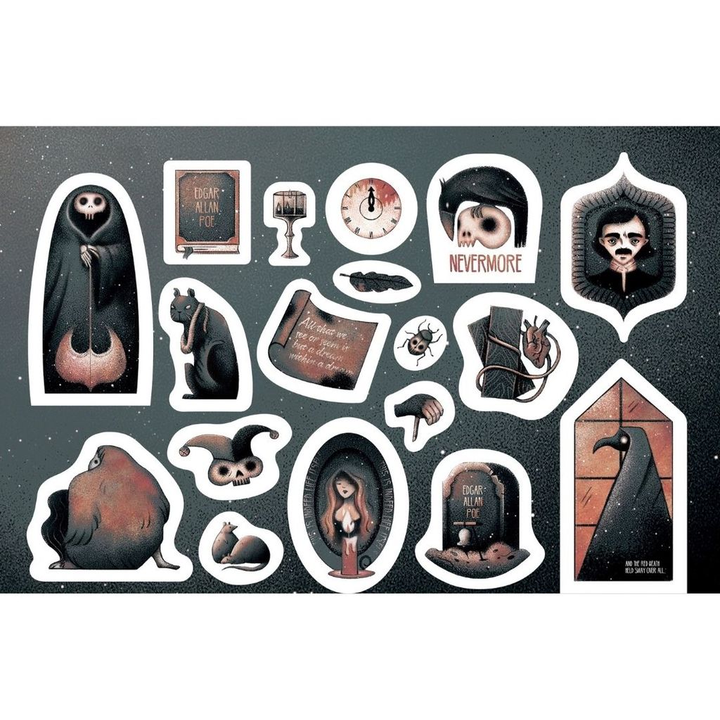 Стикерпак «‎Эдгар По»