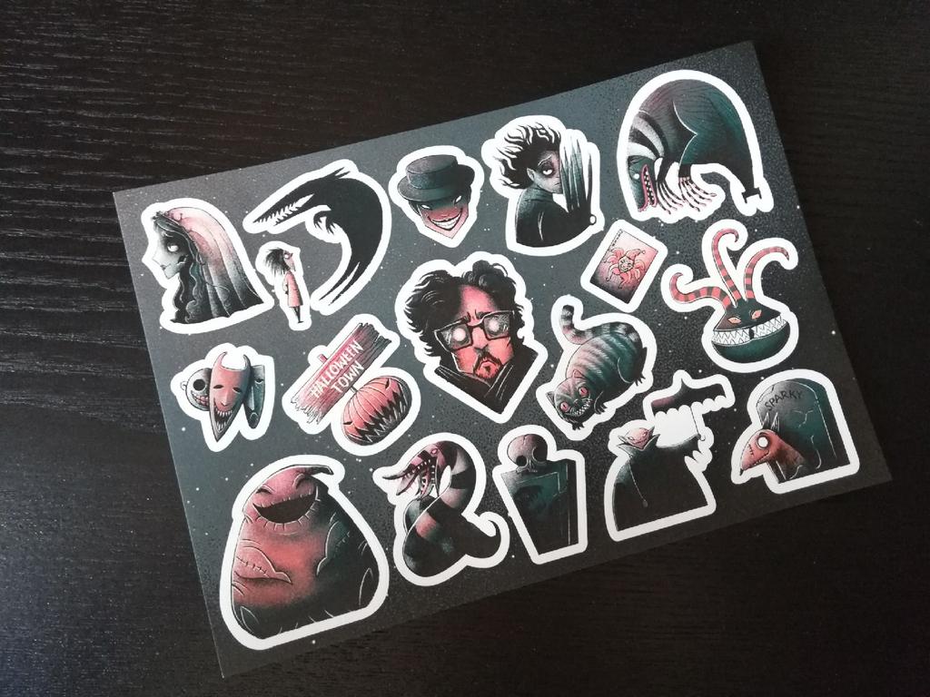 Стикерпак «Тим Бертон»