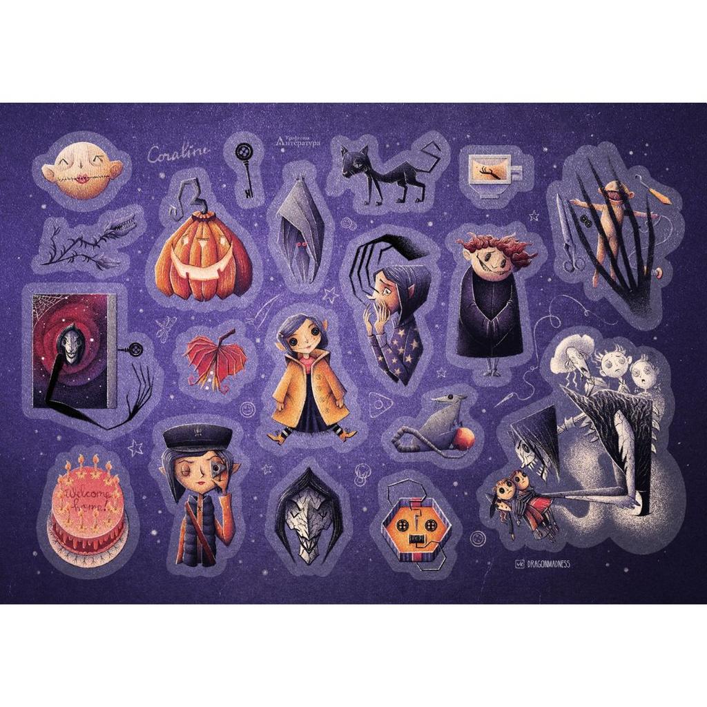 Стикерпак «Коралина»