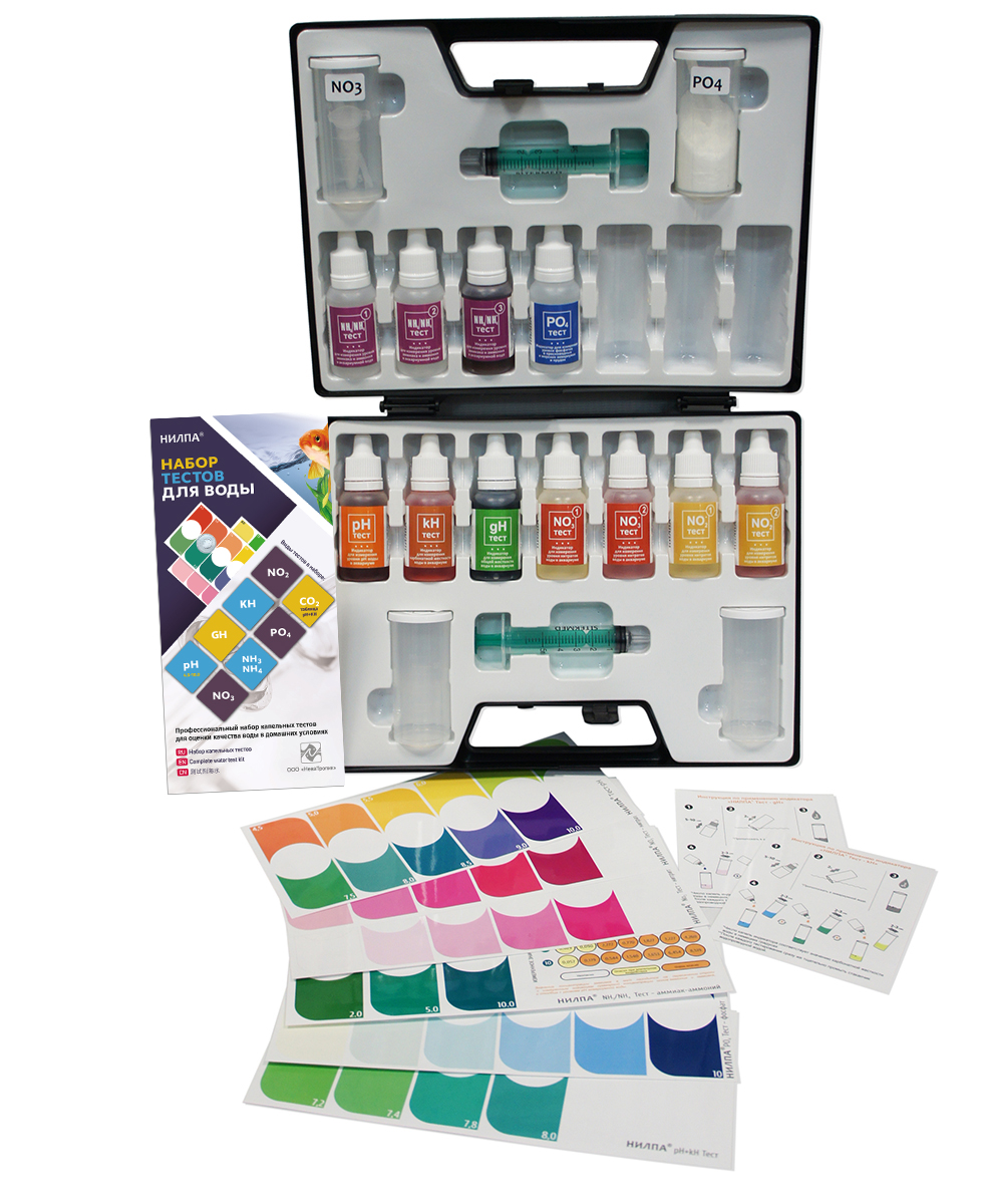 Набор тестов для воды НИЛПА® 8 в 1 (чемоданчик)