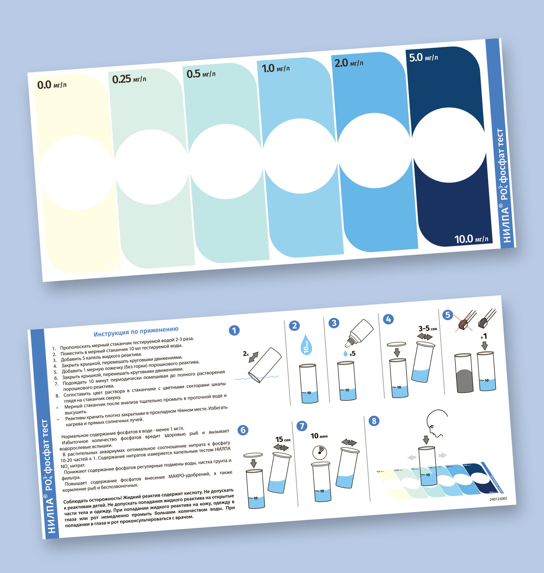 Тест НИЛПА® PO4 на фосфаты