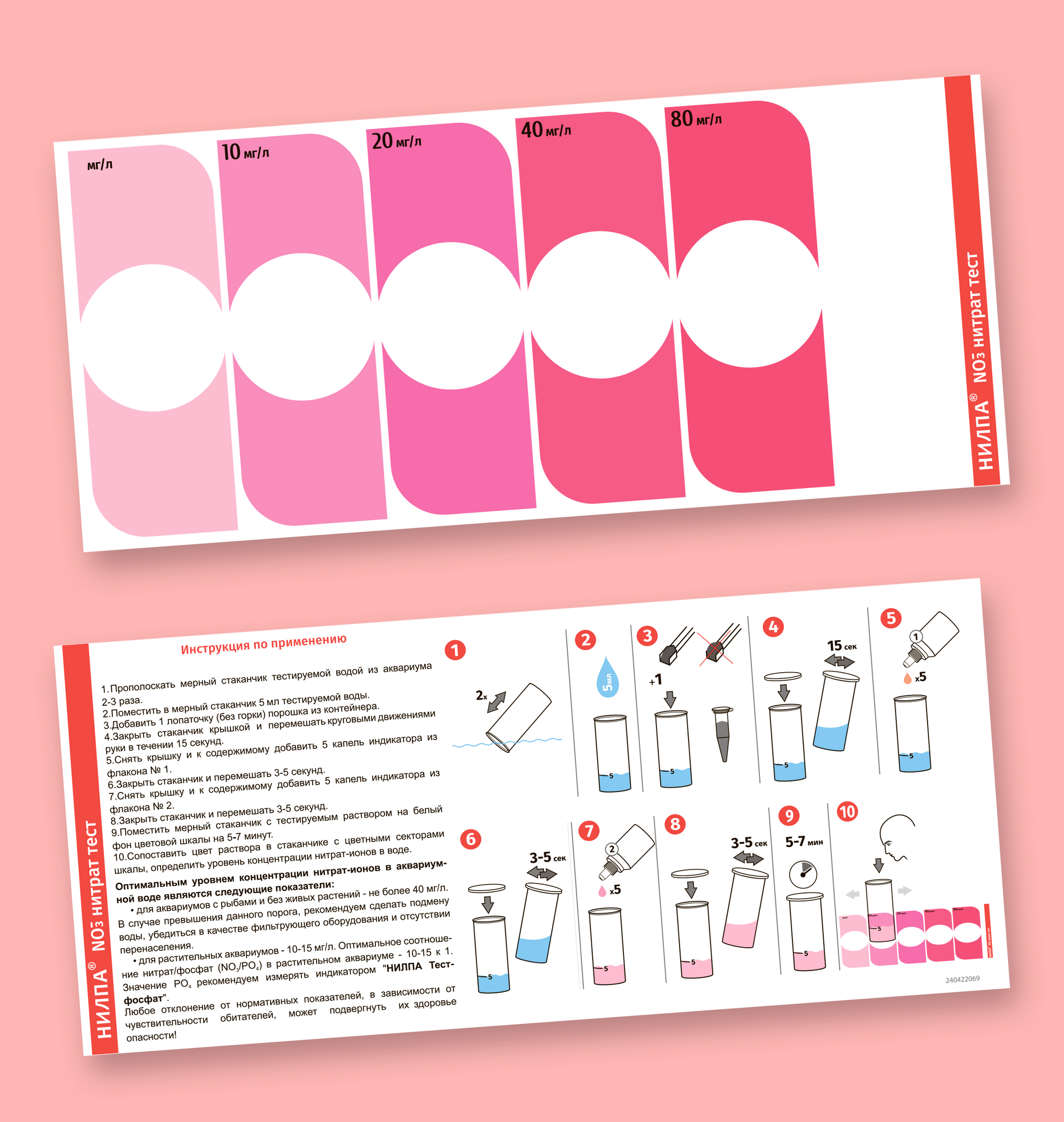 Тест НИЛПА® NO3 на нитраты