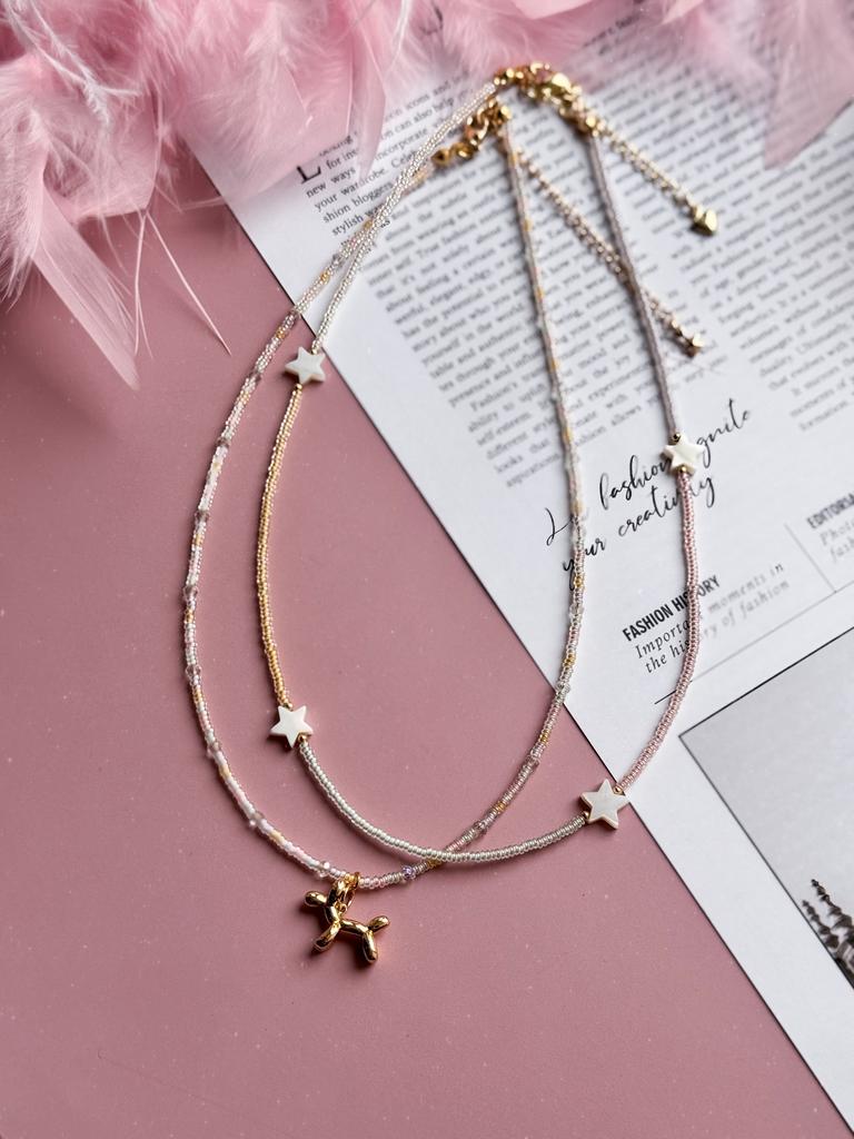 Чокер из японского бисера (позолота)