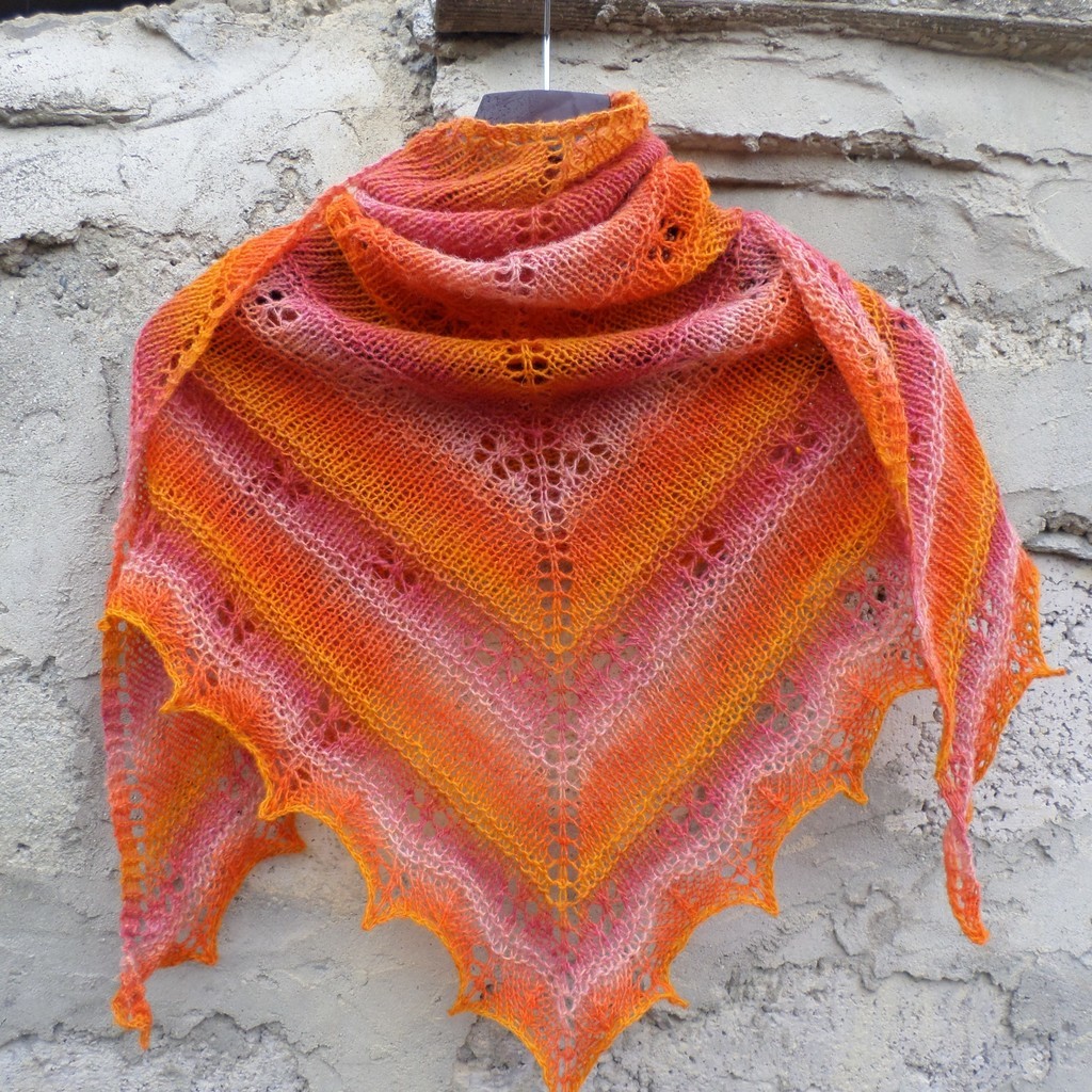 Шаль Мотыльки