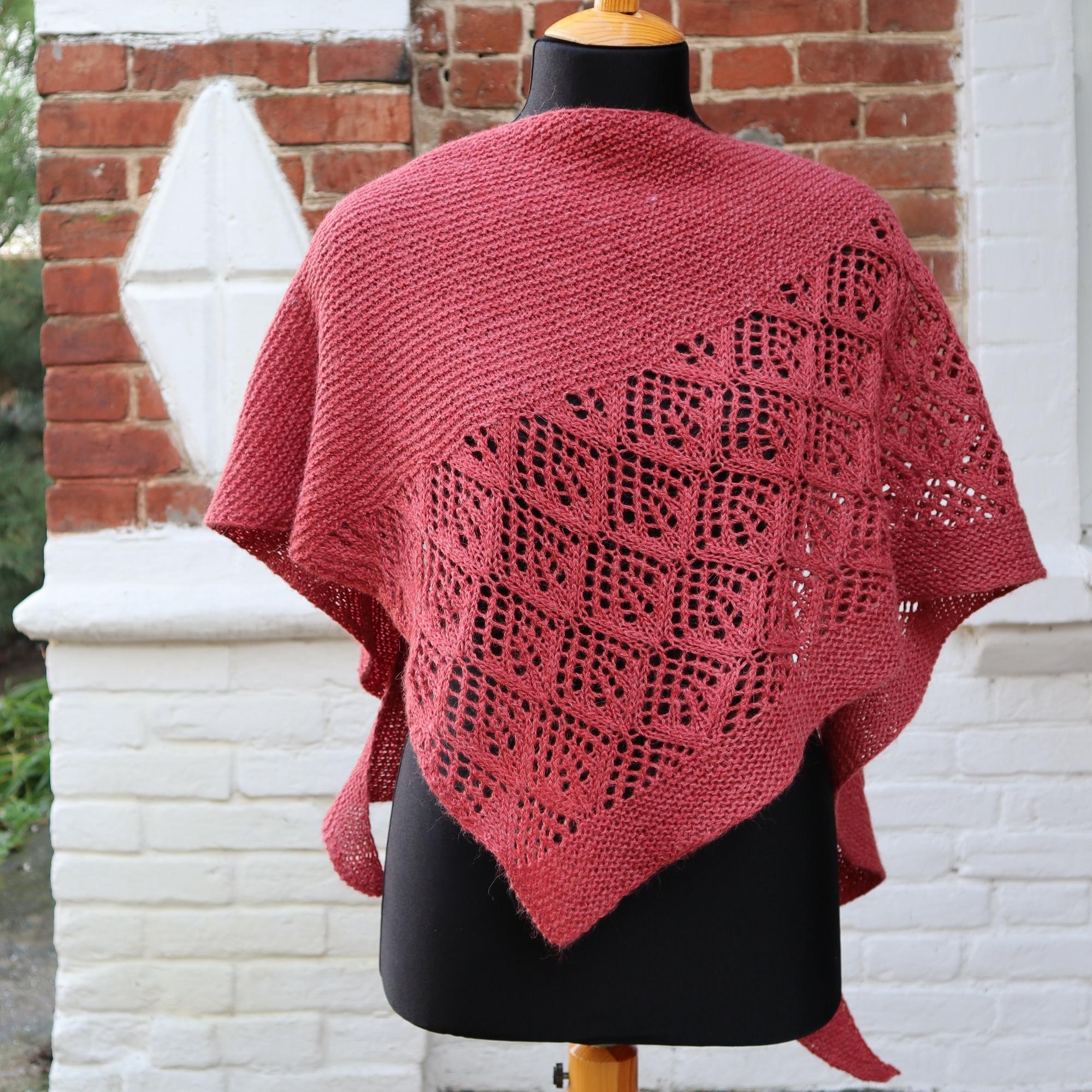 серповидная шаль спицами схема инструкция Локка