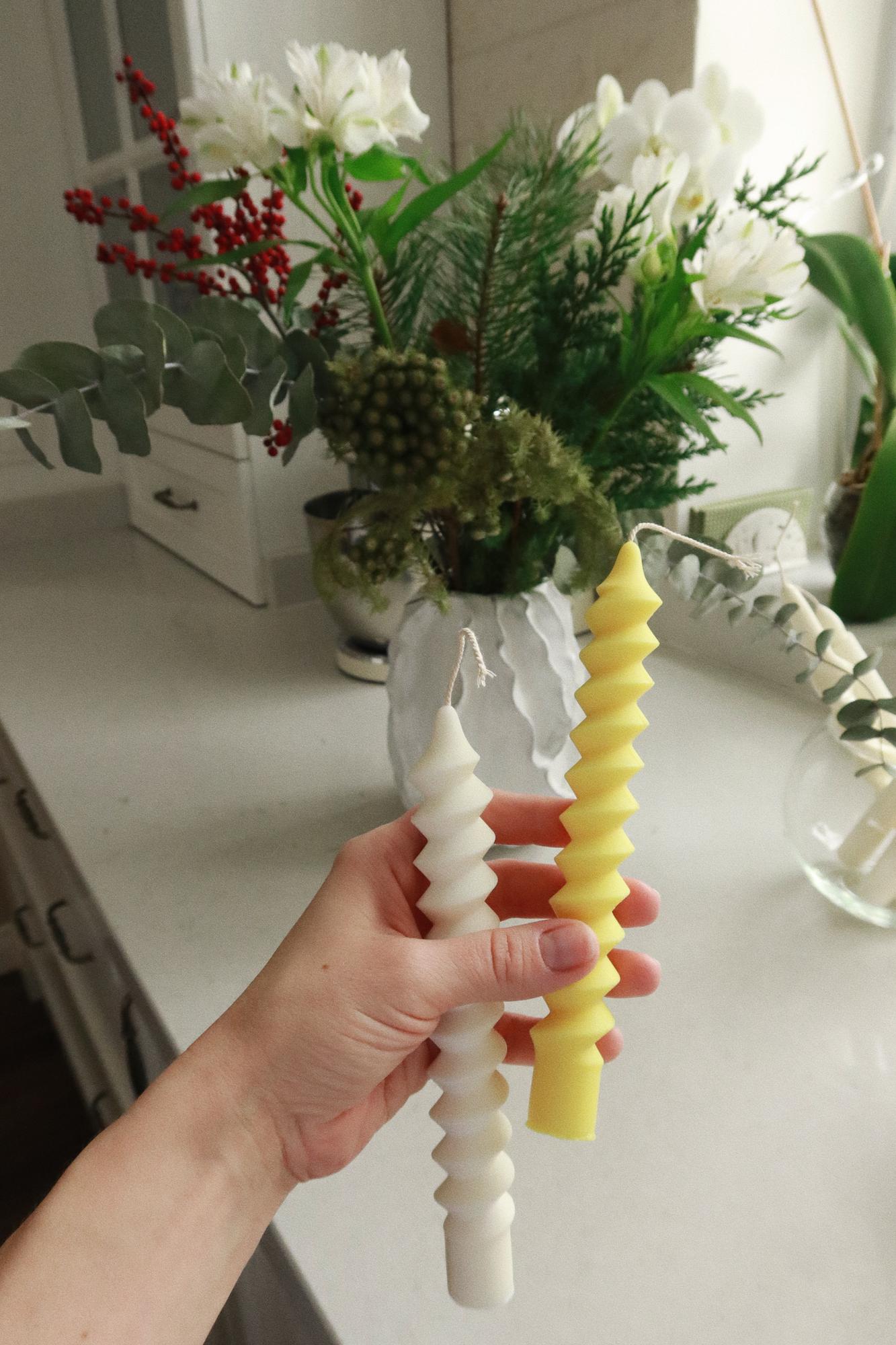 Свечи Twist Unicorn Gold + White, 2 шт