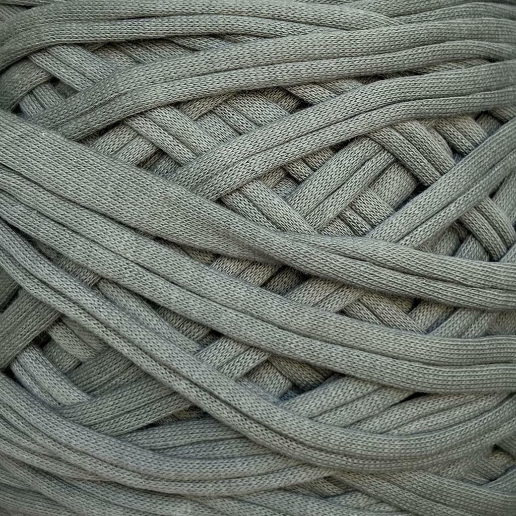 Трикотажная пряжа вторичного производства, 500 гр., цвет "Оливка"