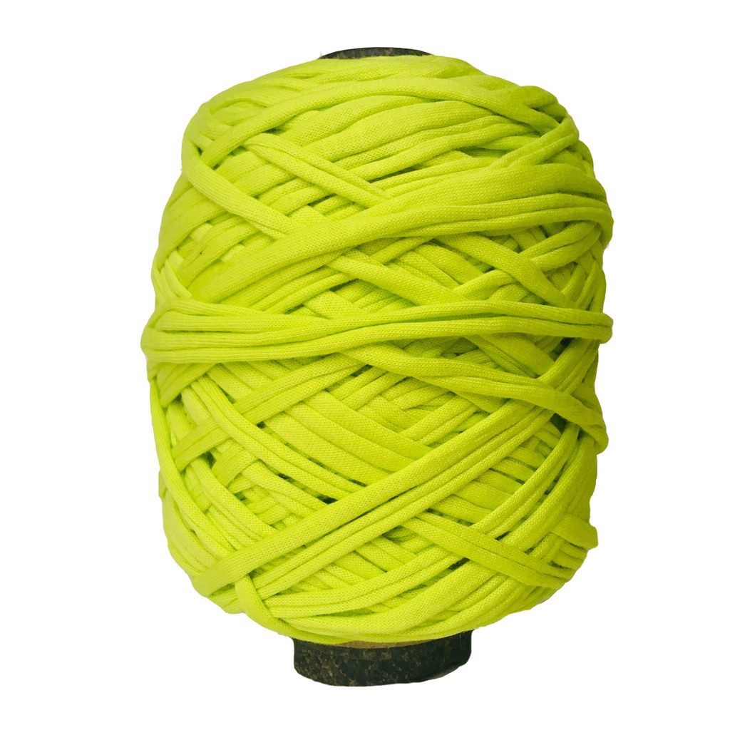 Трикотажная пряжа вторичного производства, вес 500 гр., цвет «Неон»
