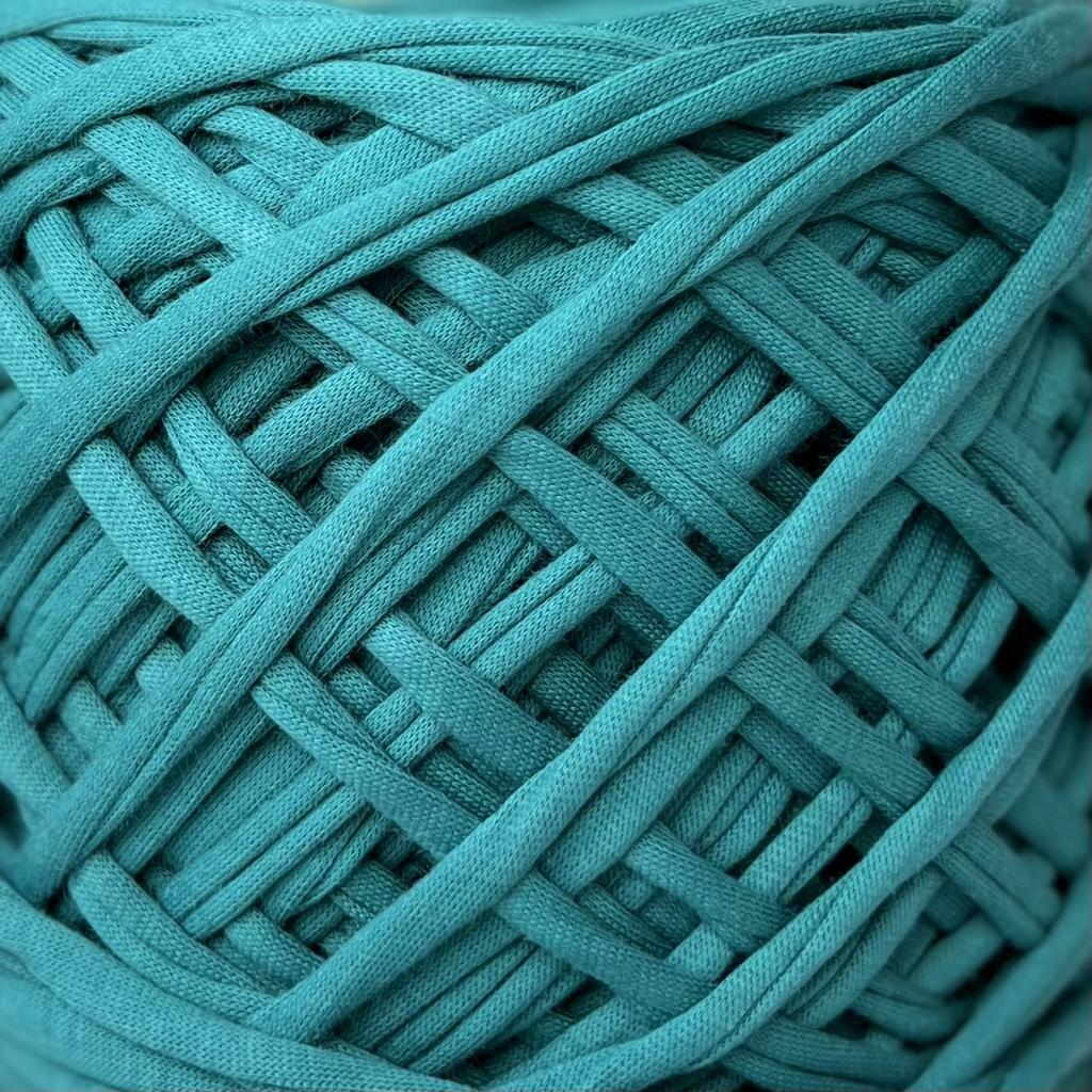 Трикотажная пряжа вторичного производства, 500 гр., цвет "Изумруд"