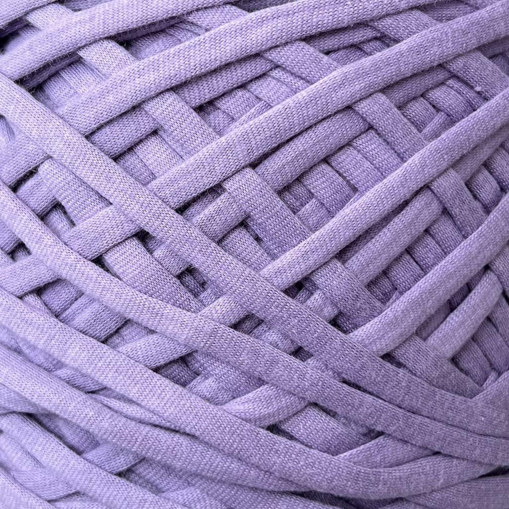 Трикотажная пряжа вторичного производства, 500 гр., цвет "Фиалка"