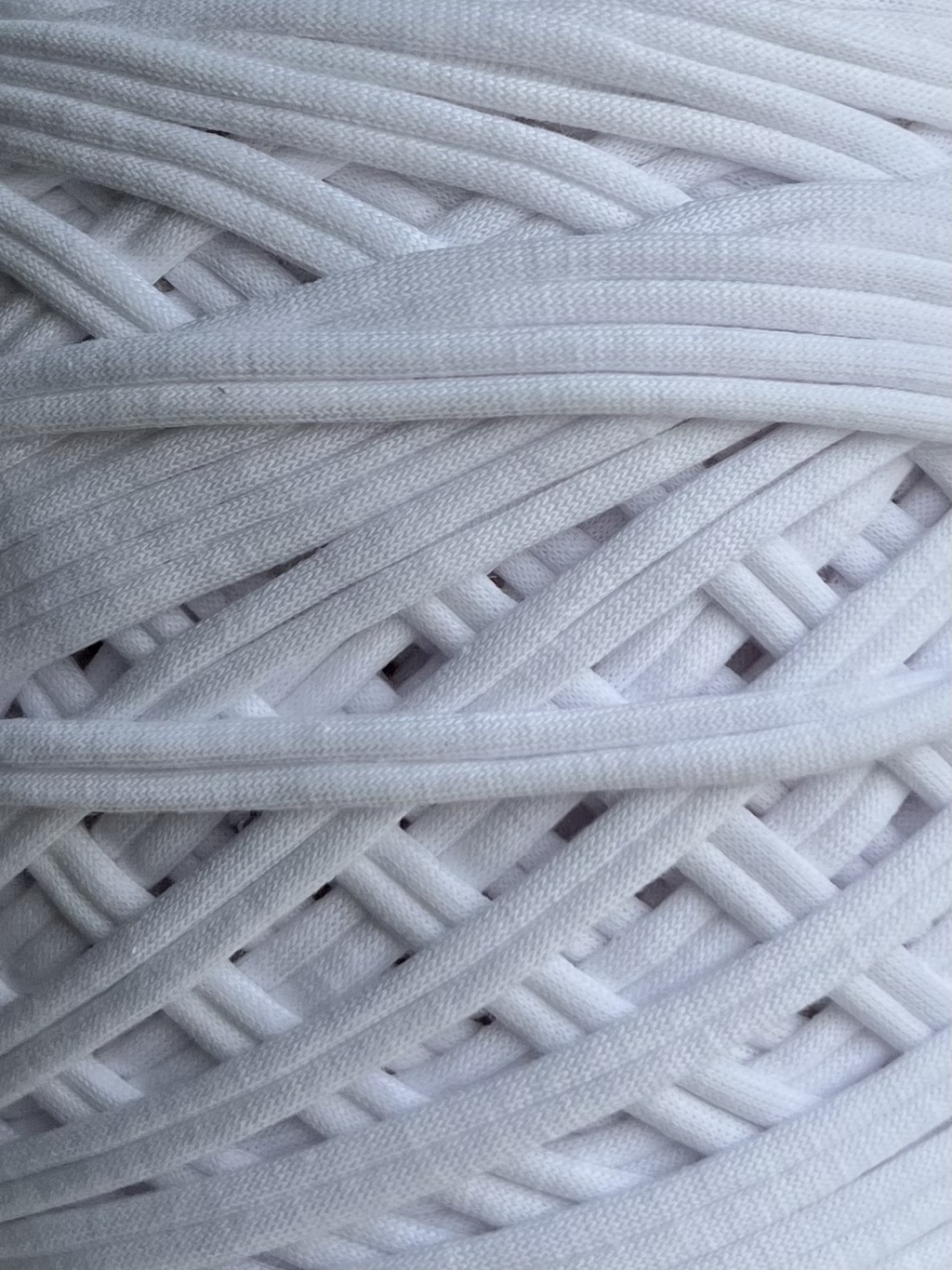 Трикотажная пряжа вторичного производства, 500 гр., цвет "Белый"