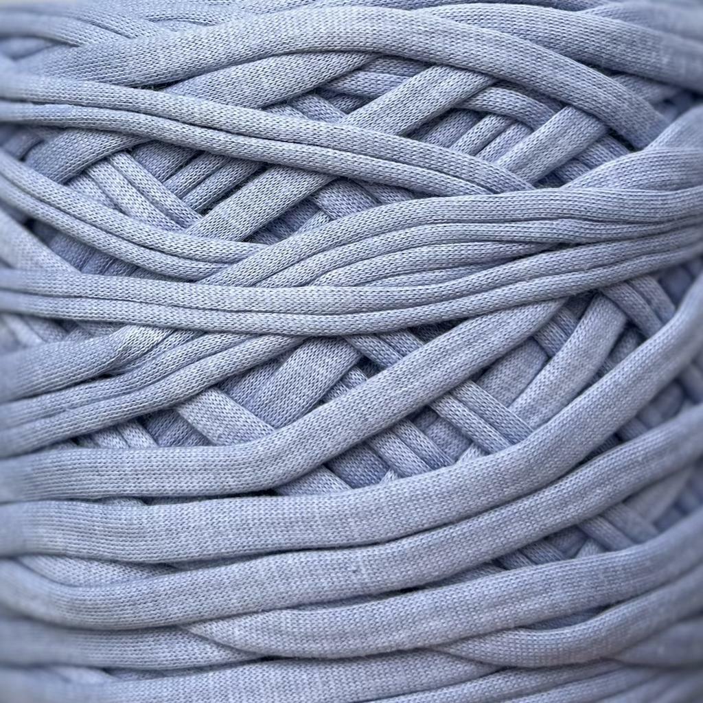 Трикотажная пряжа вторичного производства, 500 гр., цвет "Небесный"