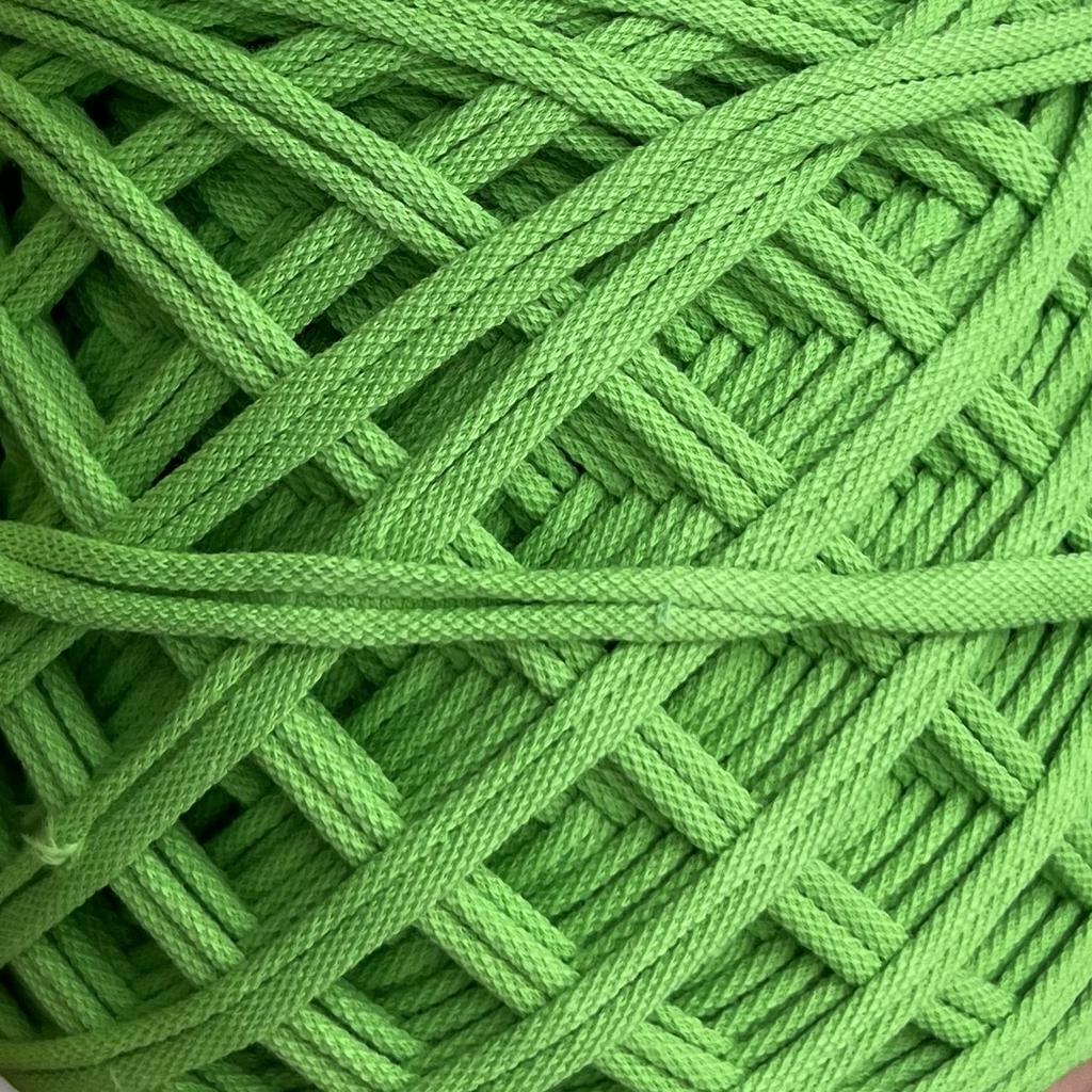 Трикотажная пряжа вторичного производства, 500 гр., цвет "Зелёное яблоко"