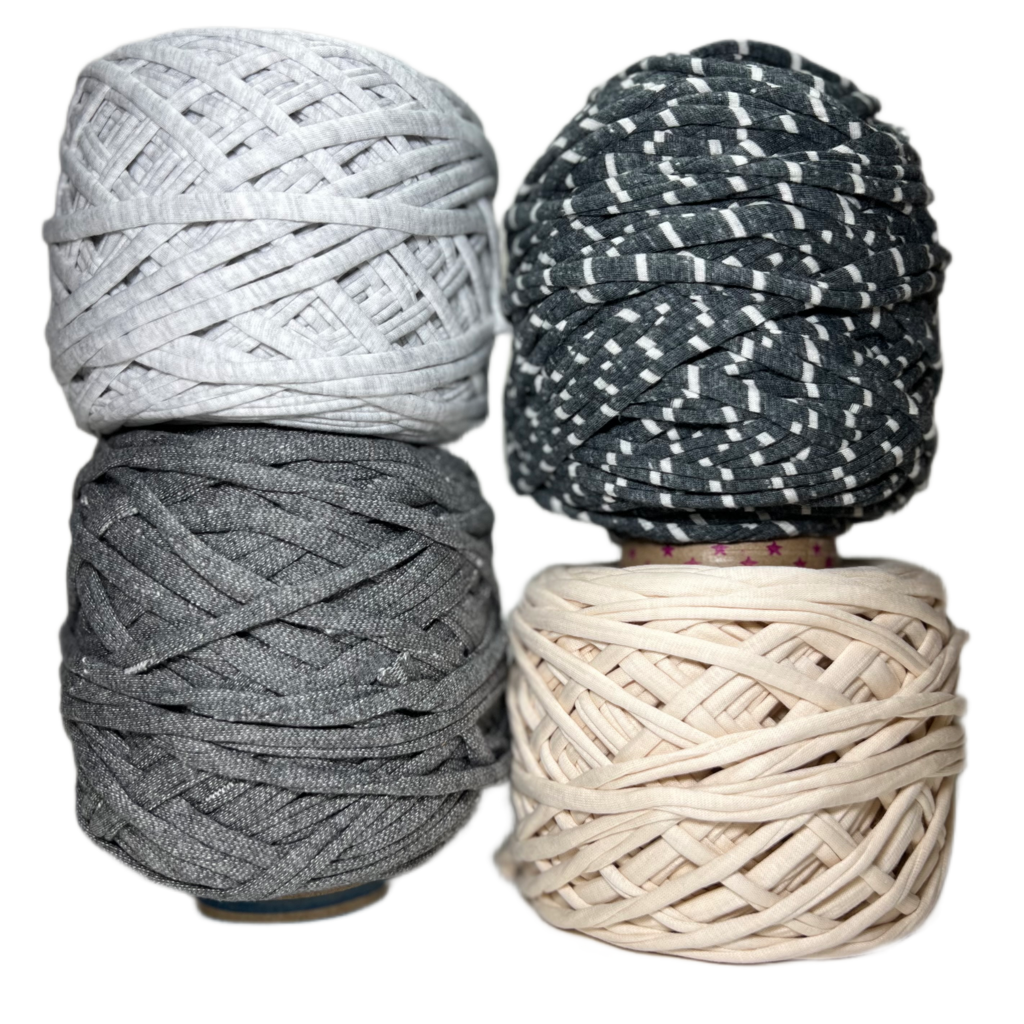 Трикотажная пряжа вторичного производства, 2000 гр., "Набор 4"