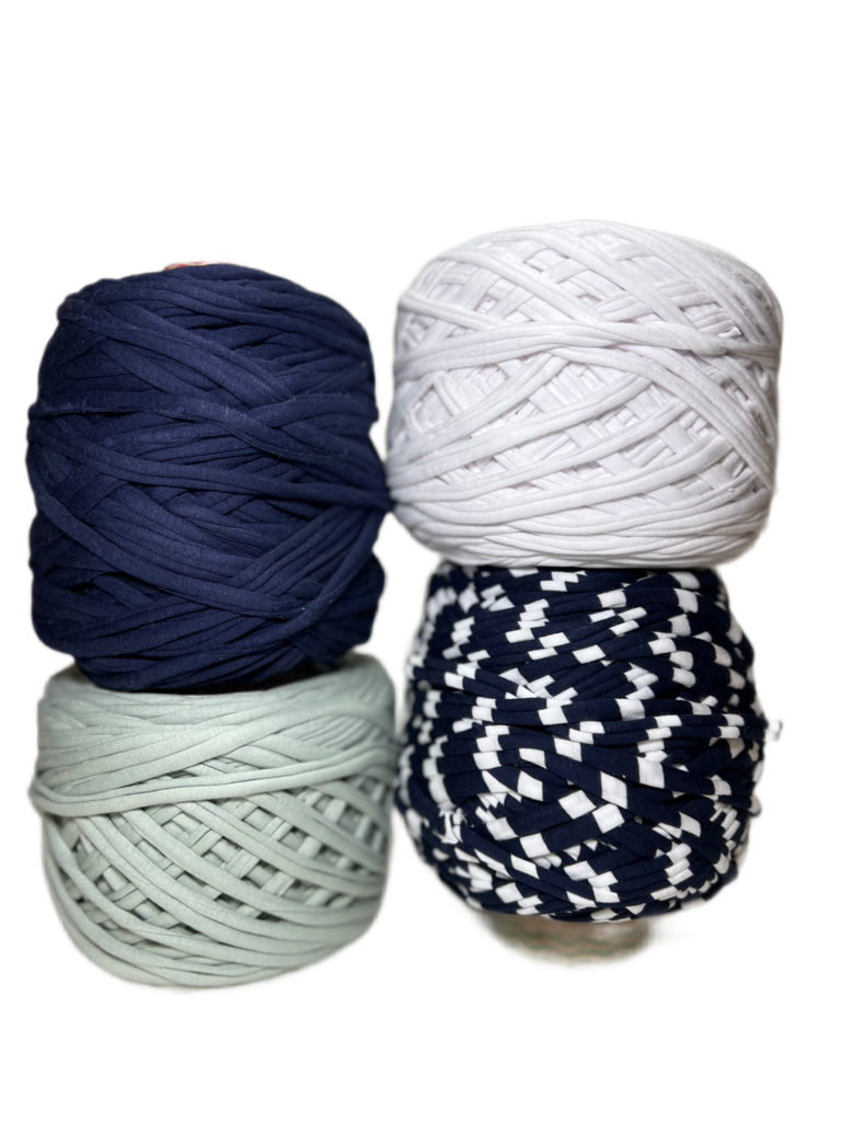 Трикотажная пряжа вторичного производства, 2000 гр., "Набор 5"