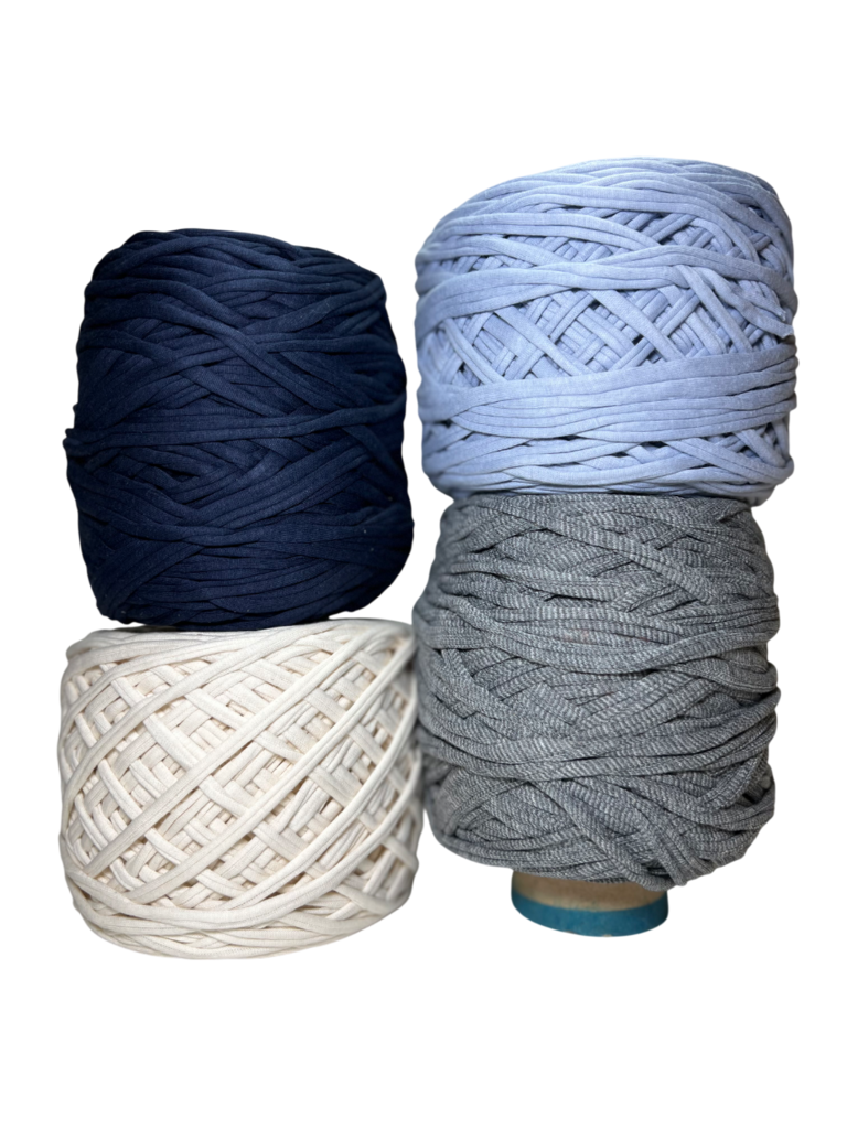 Трикотажная пряжа вторичного производства, 2000 гр., "Набор 6"