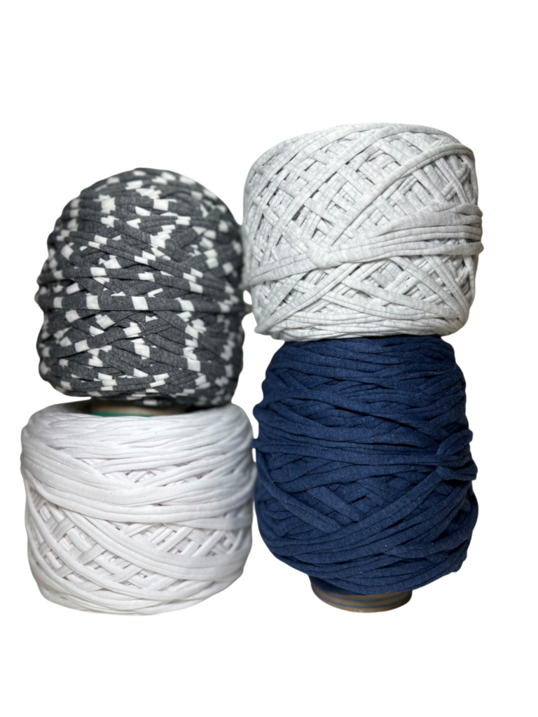 Трикотажная пряжа вторичного производства, 2000 гр., "Набор 7"