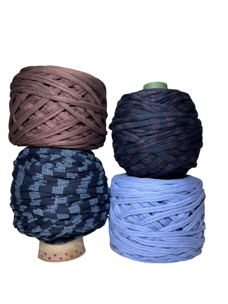 Трикотажная пряжа вторичного производства, 2000 гр.,  "Набор 12"