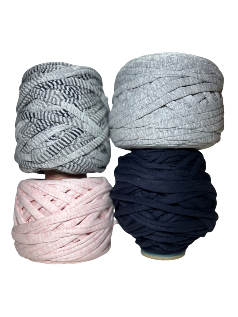 Трикотажная пряжа вторичного производства, 2000 гр., "Набор 13"