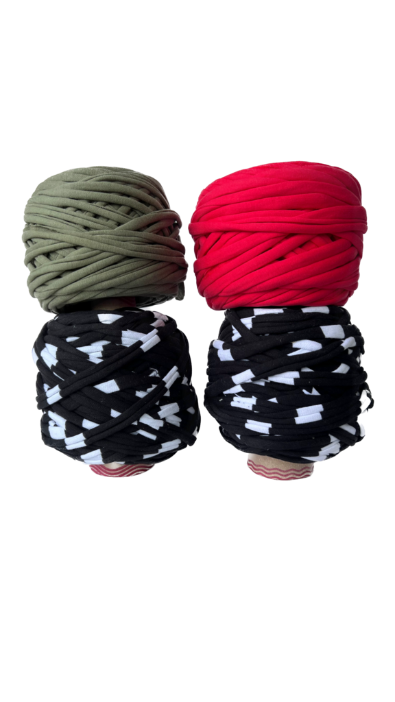 Трикотажная пряжа вторичного производства, 2000 гр., "Набор 18"