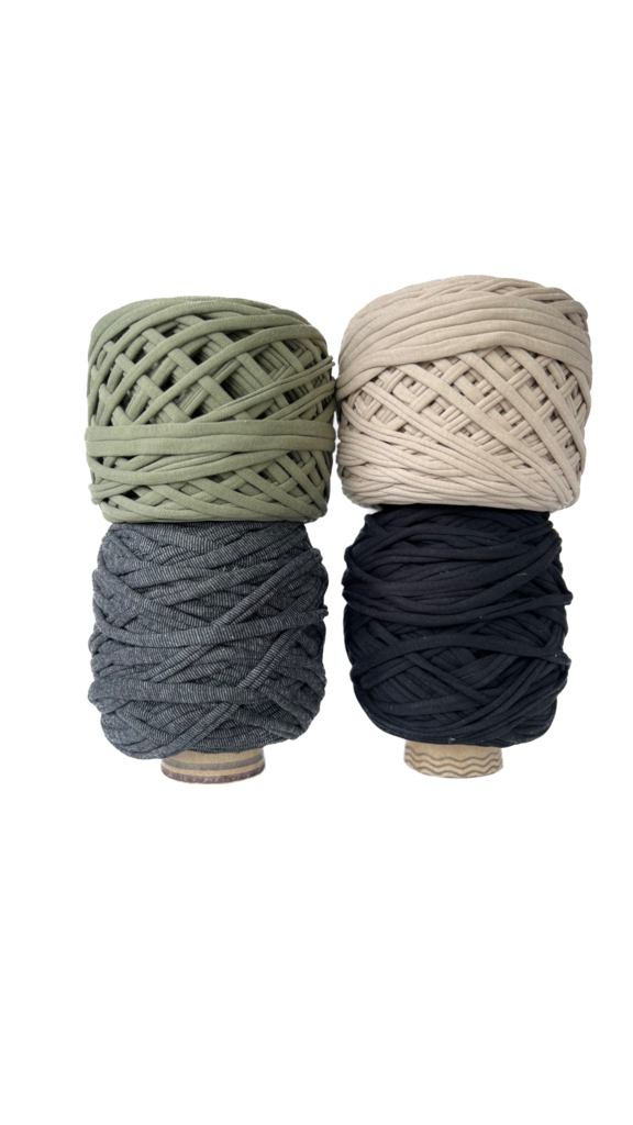 Трикотажная пряжа вторичного производства, 2000 гр., "Набор 26"