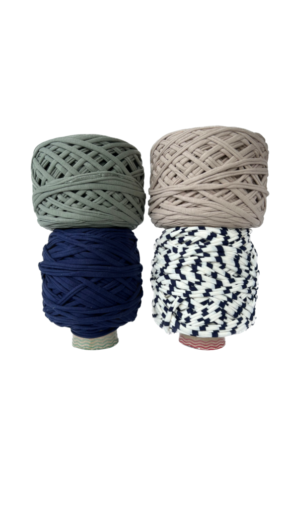 Трикотажная пряжа вторичного производства, 2000 гр., "Набор 31"