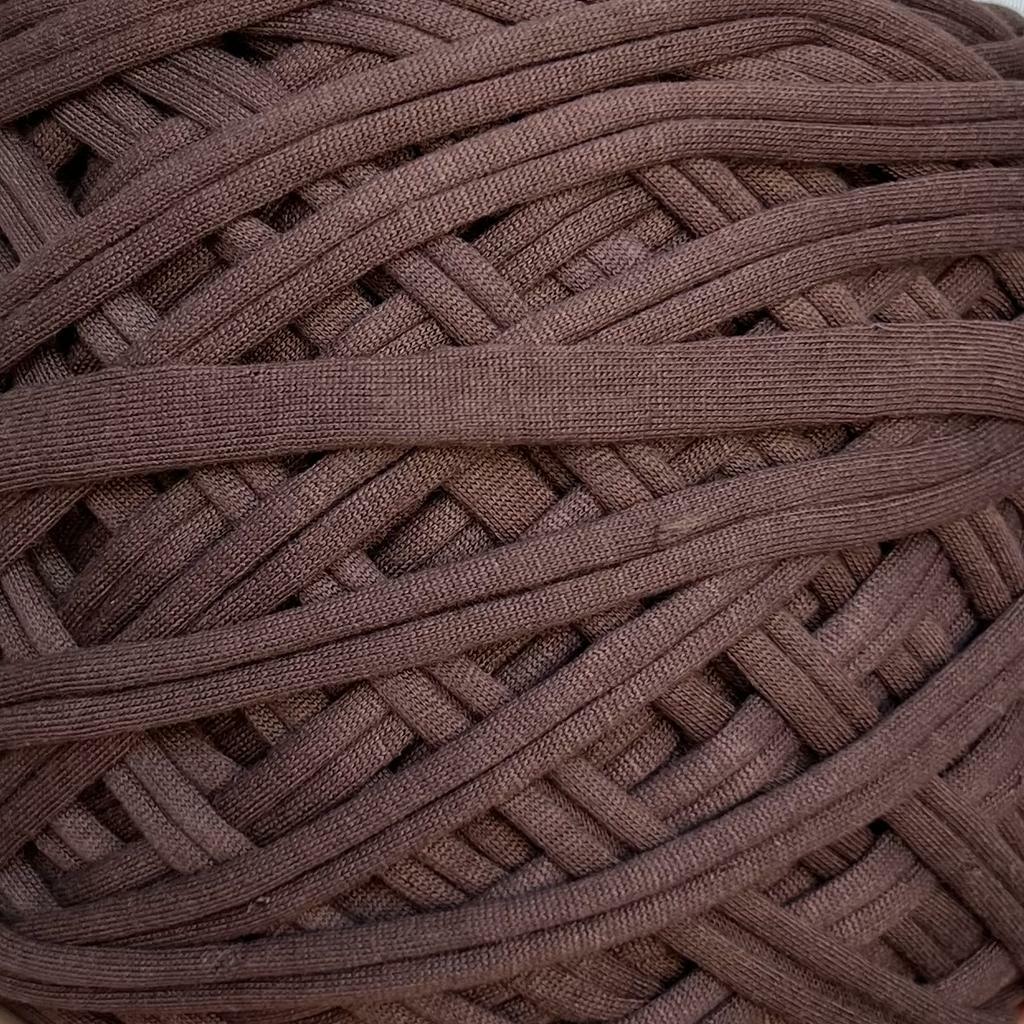 Трикотажная пряжа вторичного производства, 500 гр., цвет "Шоколад"