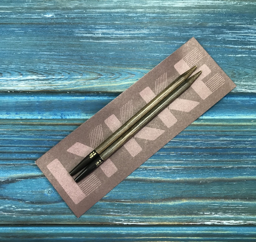 Спицы разъемные, длина 11.5 см, № 4.50 UMBER