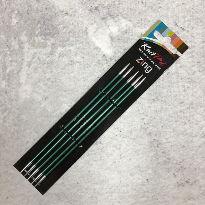 Knit Pro спицы чулочные Zing 15 см/3мм
